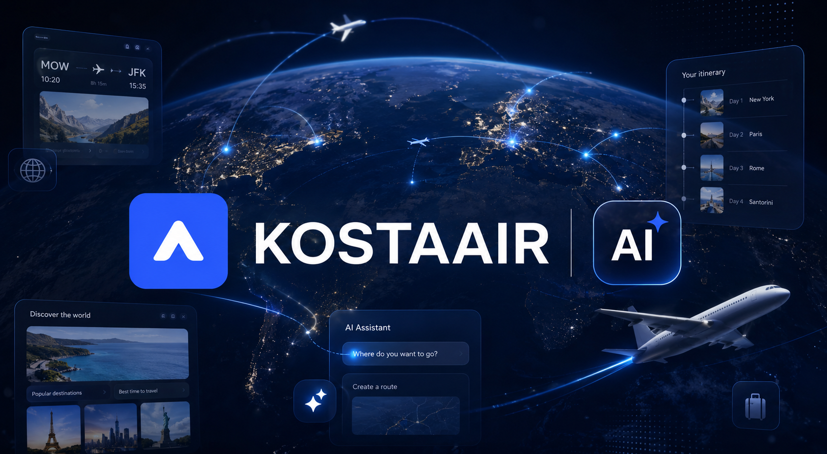 Новый KOSTAAIR: место, где начинается путешествие